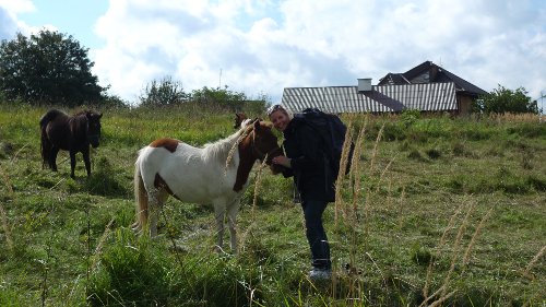 Amanda with a horse