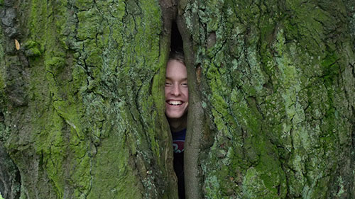 Pontus in a tree!